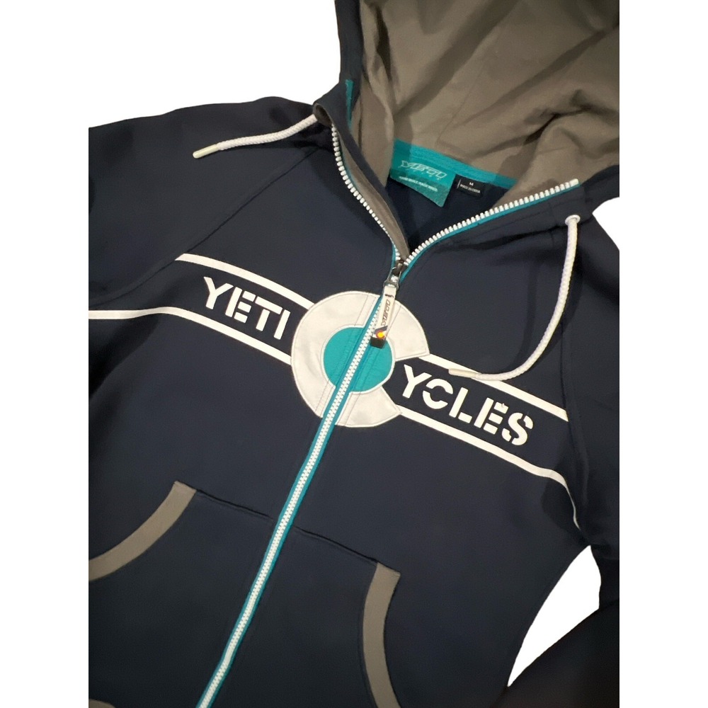 Yeti Cycling Womens Full Zip Hoodie Sweatshirt Size MEDIUM
